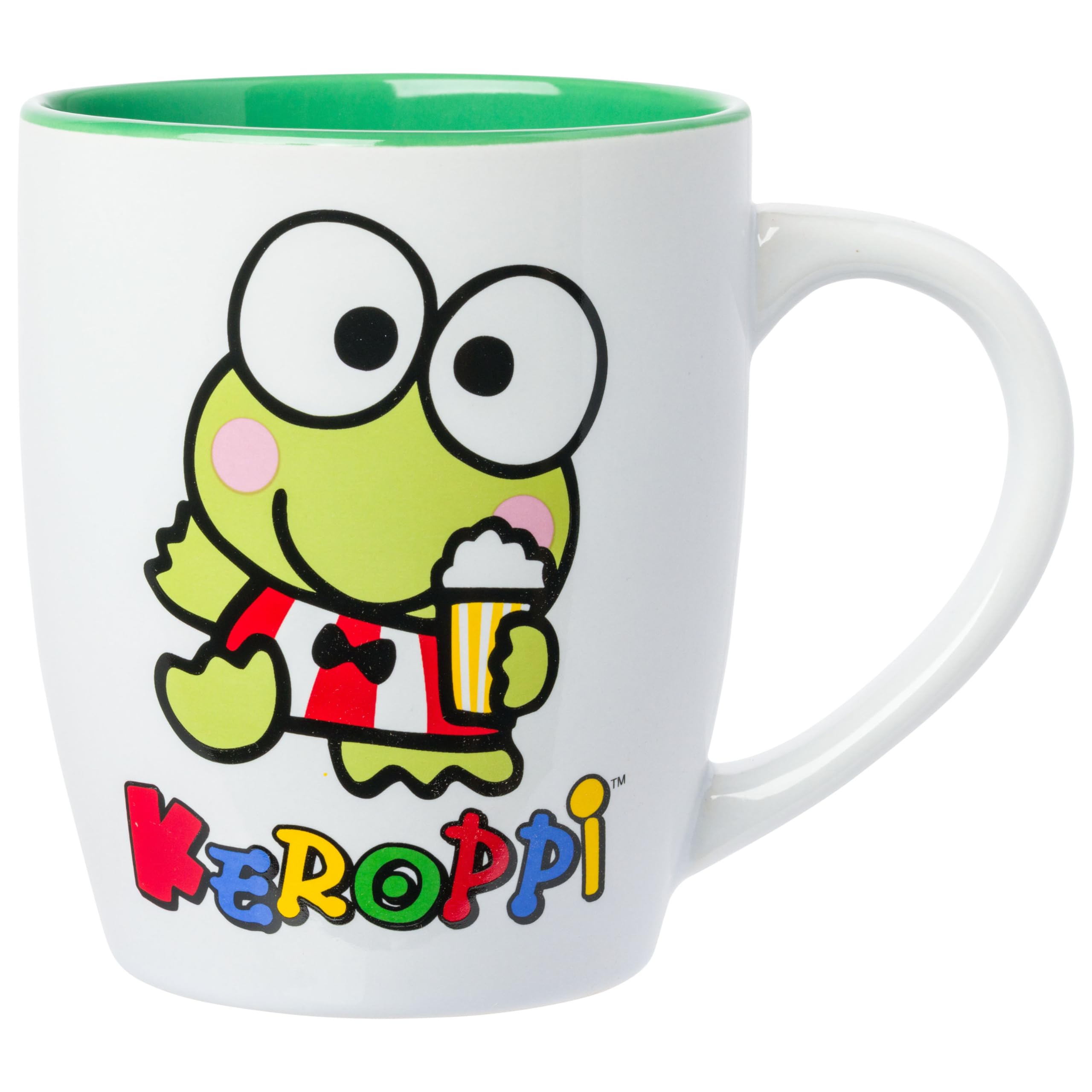 Amazon.com: Silver Buffalo Keroppi Popcorn Name 25oz Jumbo Curved